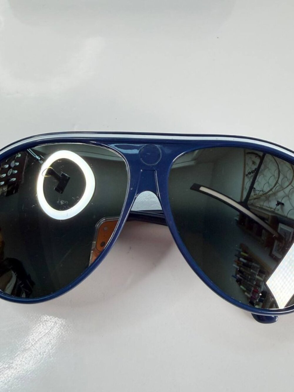 UVEX Beta 41 Sunglasses – Made in Italy – Blue Frame – Vintage Style - Picture 2 of 13